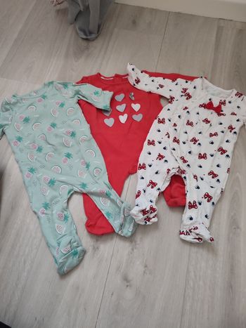 3 pyjamas coton