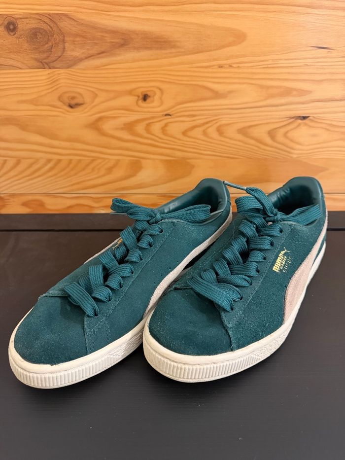 Baskets puma vertes - photo numéro 2