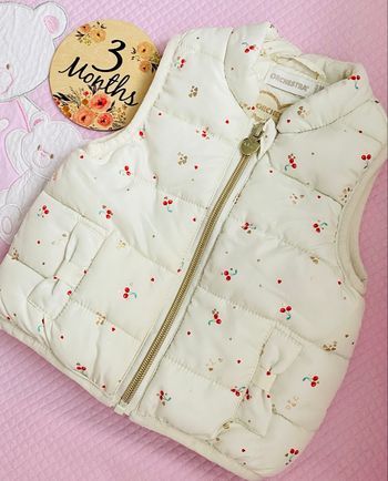 Doudoune sans manches Orchestra Cerises 