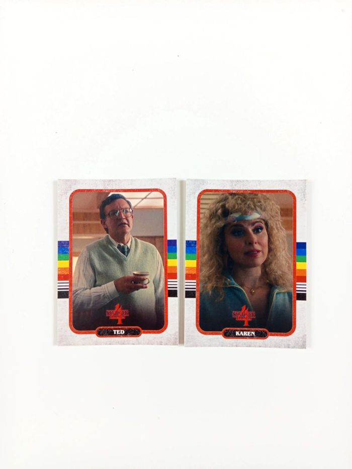 Lot 2 cartes stranger things topps - photo numéro 3