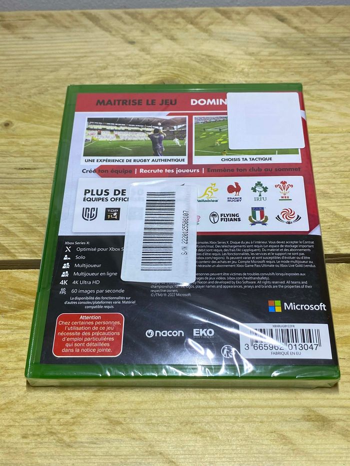 Neuf sous blister rugby22 Xbox séries x - photo numéro 3