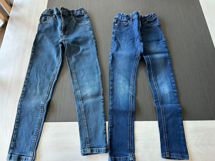 Lot 2 jeans garçon 8ans - photo numéro 1