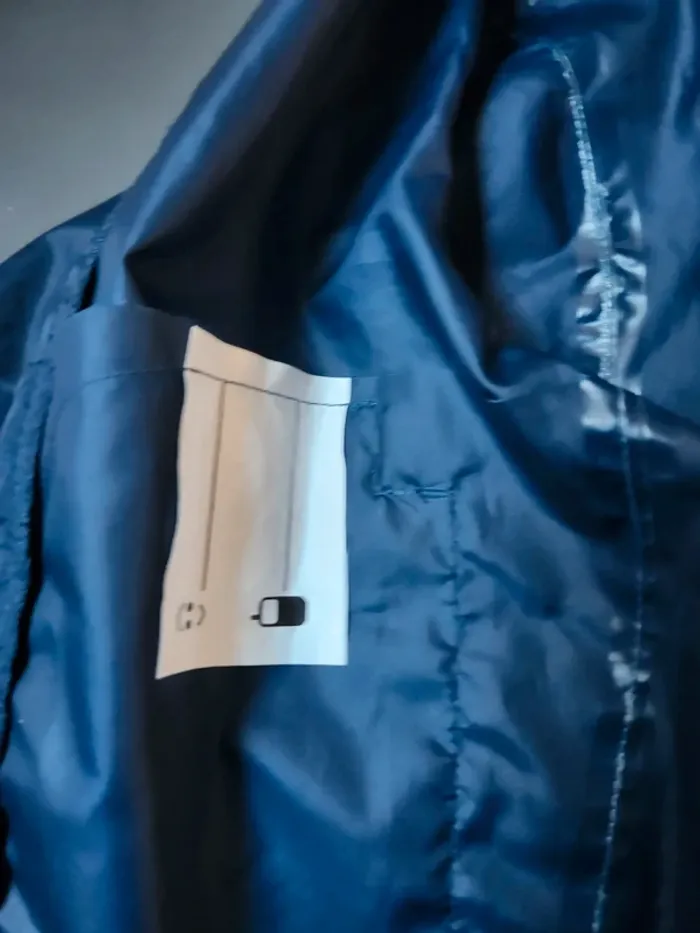 Coupe vent kway impermeable pluie garçon marine in extenso 3 ans - photo numéro 3