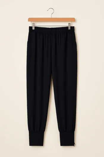 🖤 Pantalon fluide noir élégant – Taille XL