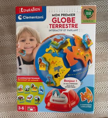 Mon Premier Globe Terrestre Interactif Clémentoni – Neuf