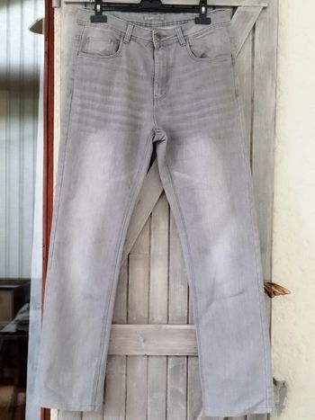 Jean gris homme -gemo- taille 40-neuf