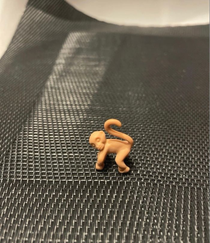 Playmobil figurine singe ouistiti marron clair macaques zoo arche de Noé animaux sauvages - photo numéro 3