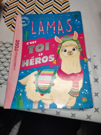 Livre Au pays des lamas c'est toi le héros 