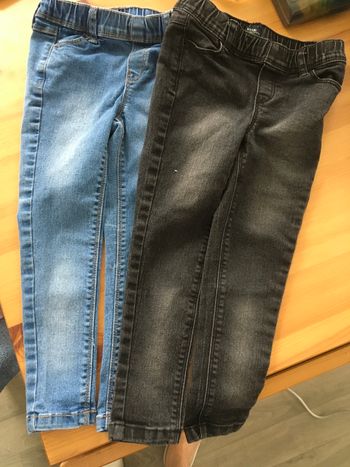 2 leggins jean 5 ans