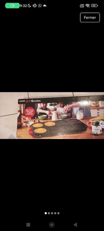 Crepiere Party 8 Personnes - 1500w - Revetement Anti-adhésif