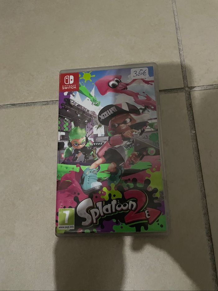 Jeu de switch splatoon 2