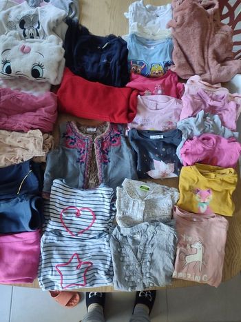 Lot fille 24 mois/ 2 ans hiver