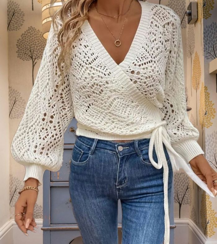 Cardigan cache coeur beige taille xl - neuf