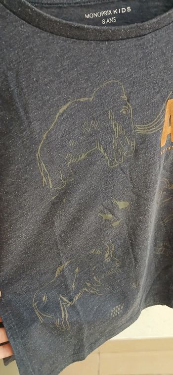 Tshirt ML Monoprix 8 ans