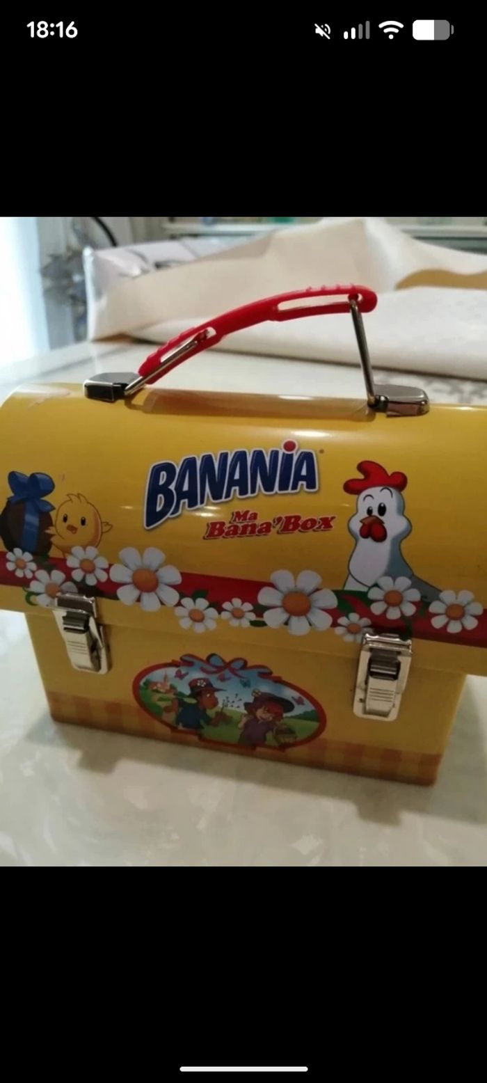 Magnifique valisette  métallique vintage Banania. - photo numéro 2