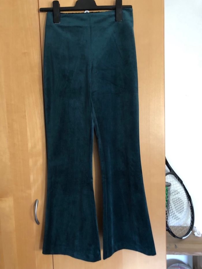 Pantalon velours vert sapin