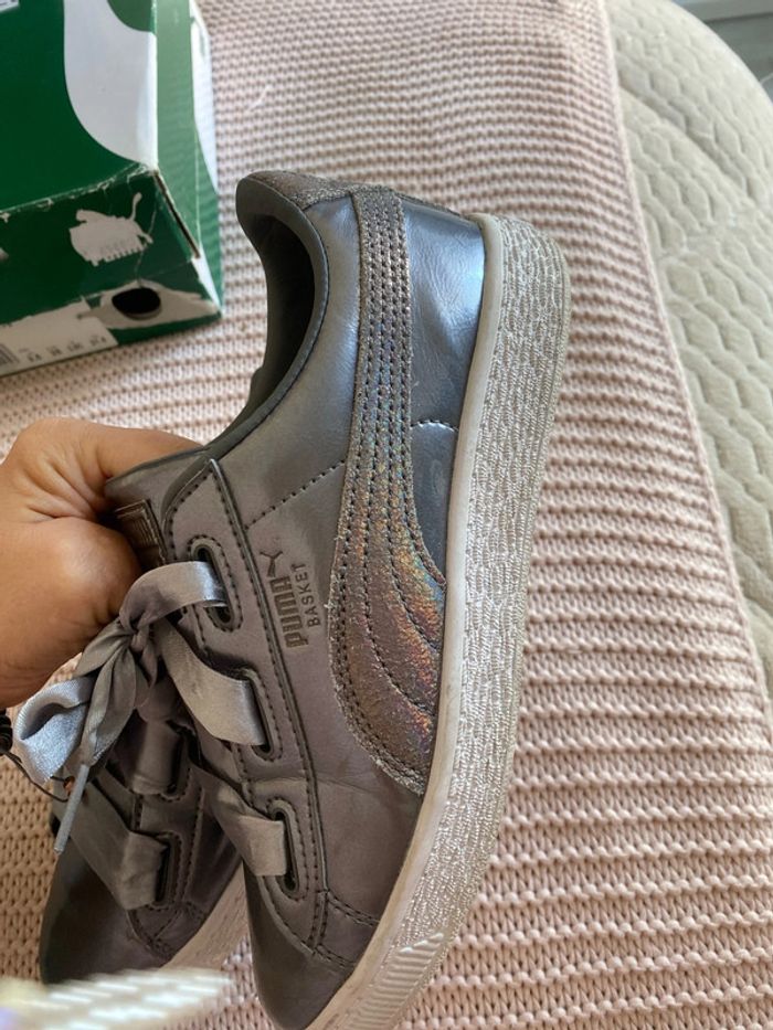 Baskets grises puma taille 35 - photo numéro 3