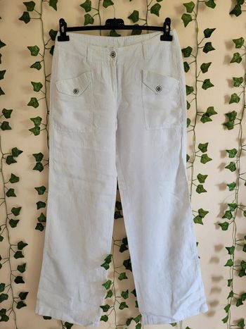 Pantalon large lin 38 🌹