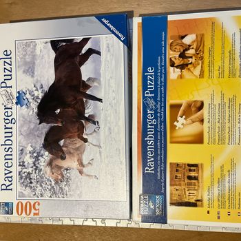 Puzzle 500 pièces chevaux
