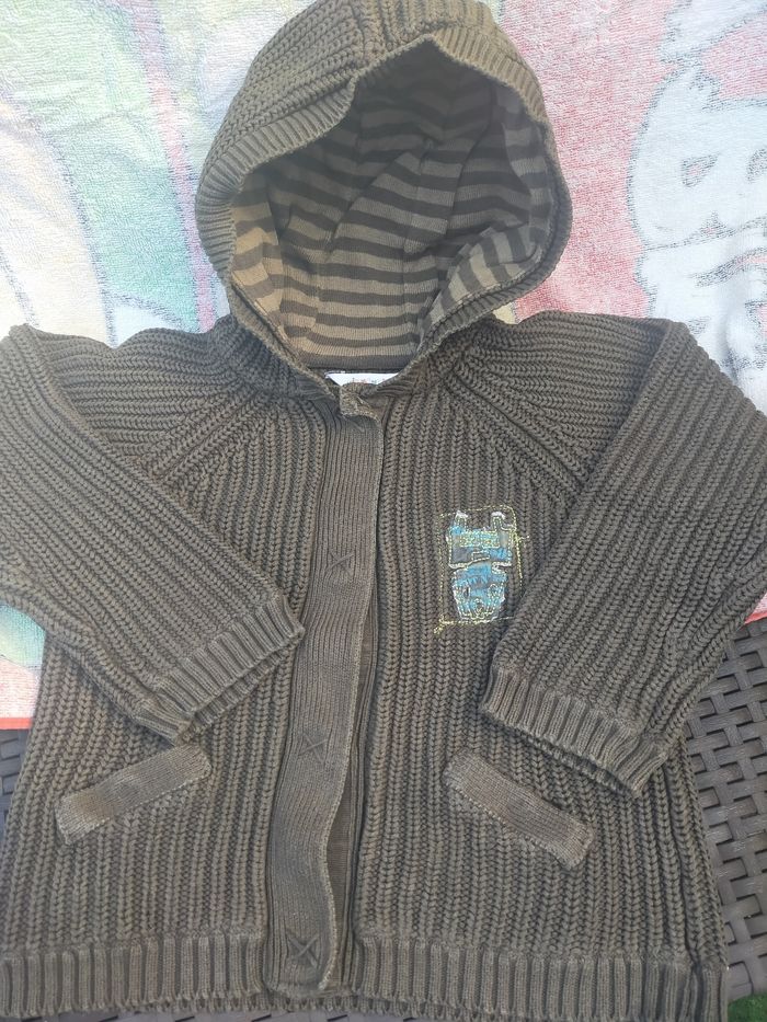 Gilet kaki taille 5ans - photo numéro 2
