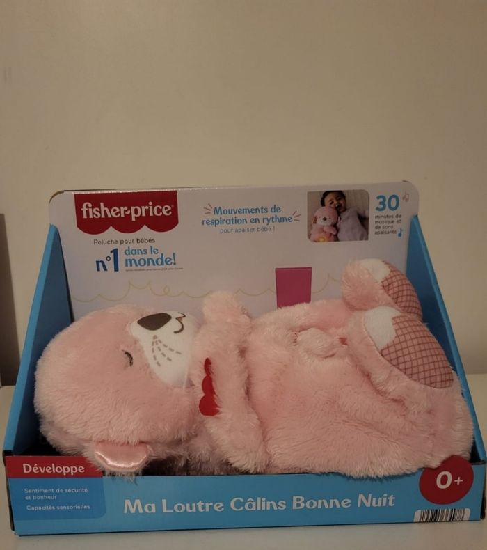 Ma loutre câlin rose Fisher Price