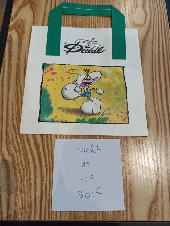 Sachet en papier Diddl A5 avec anses N°2 3,00€