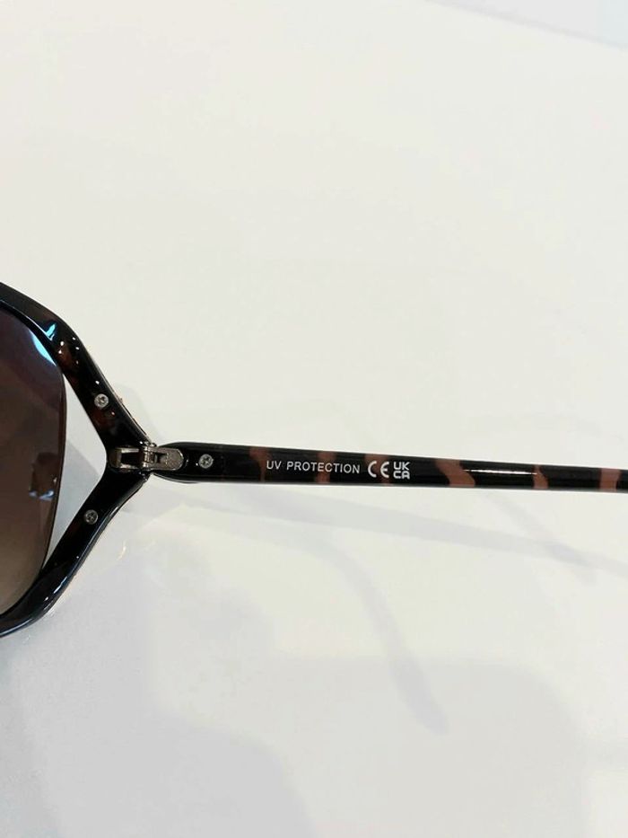 Lunette de soleil femme marron masque verres dégradés UV protection catégorie 3 - photo numéro 4