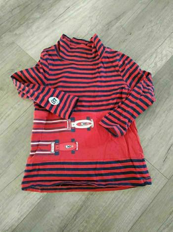 T-shirt manches longues col roulé