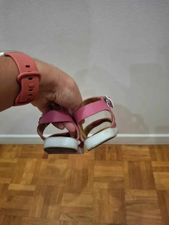 Sandales chaussures rose fille gemo taille 28 - photo numéro 6