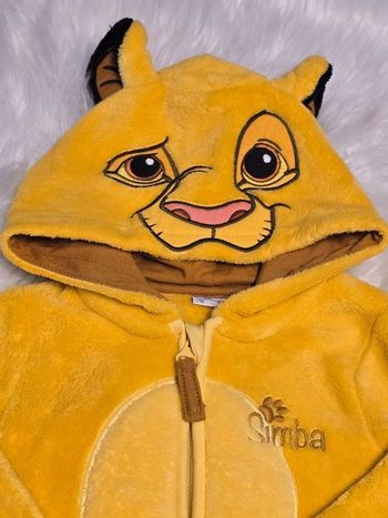 💙💙😍🤩 SUPERBE Veste polaire SIMBA disneyland Paris 6 mois garçon 💙🤩😍