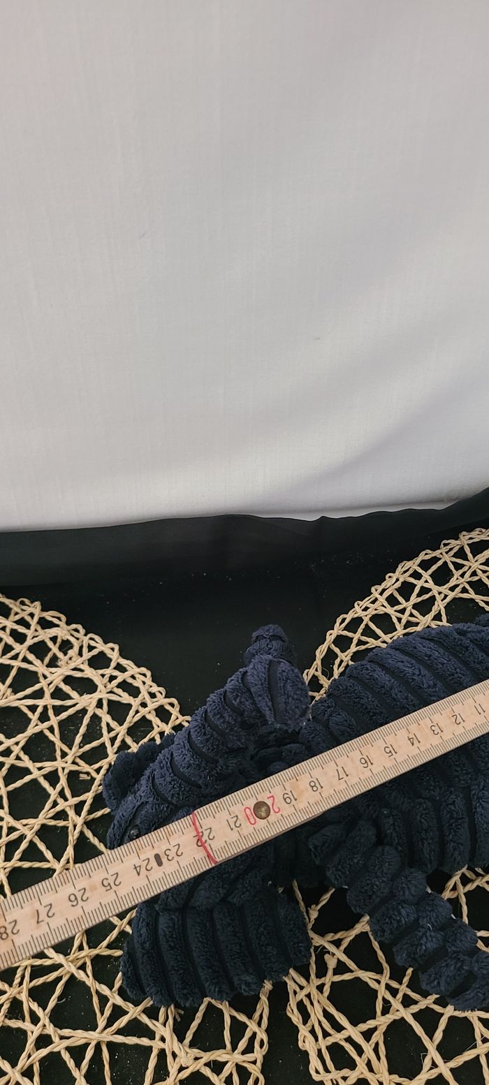 Doudou peluche éléphant bleu Jellycat Cordy Roy plus d'étiquette - photo numéro 4