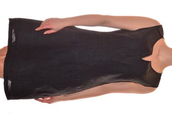 robe casual sans manches léger col V fluide doublée taille L