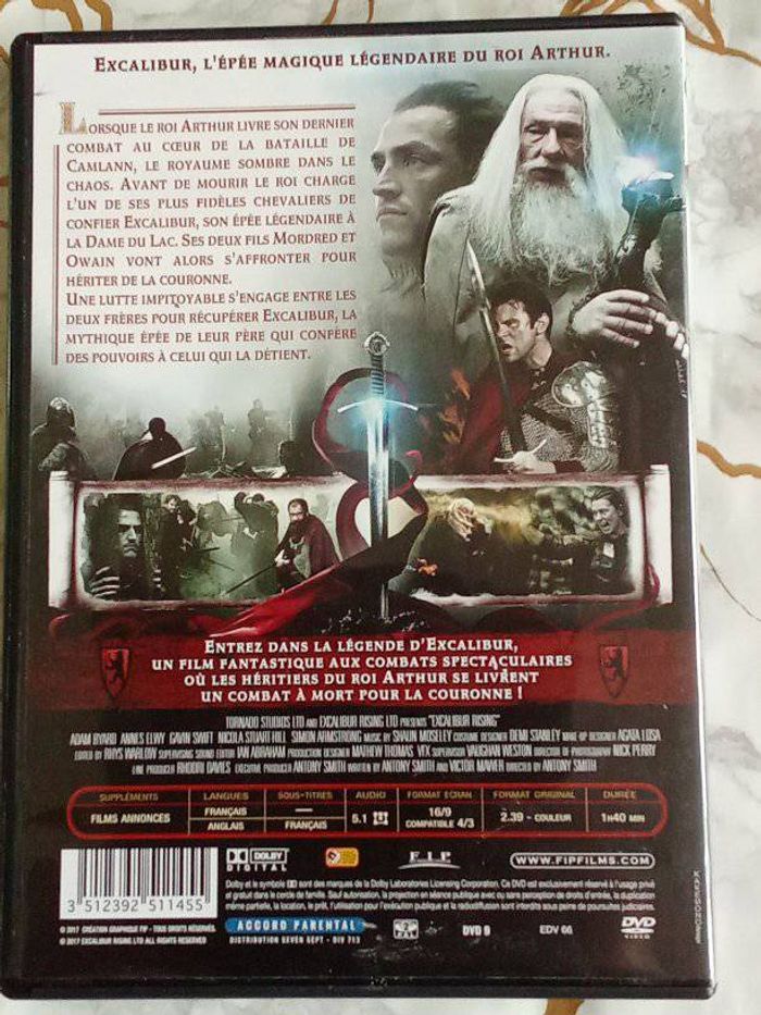 Dvd le roi arthur - photo numéro 2