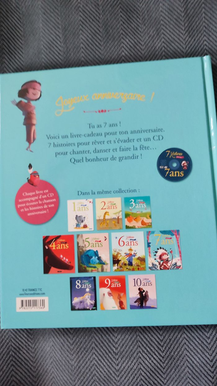 Livre 7 ans joyeux anniversaire - photo numéro 2