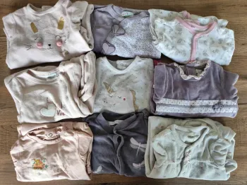 Lot de pyjamas fille 3 mois
