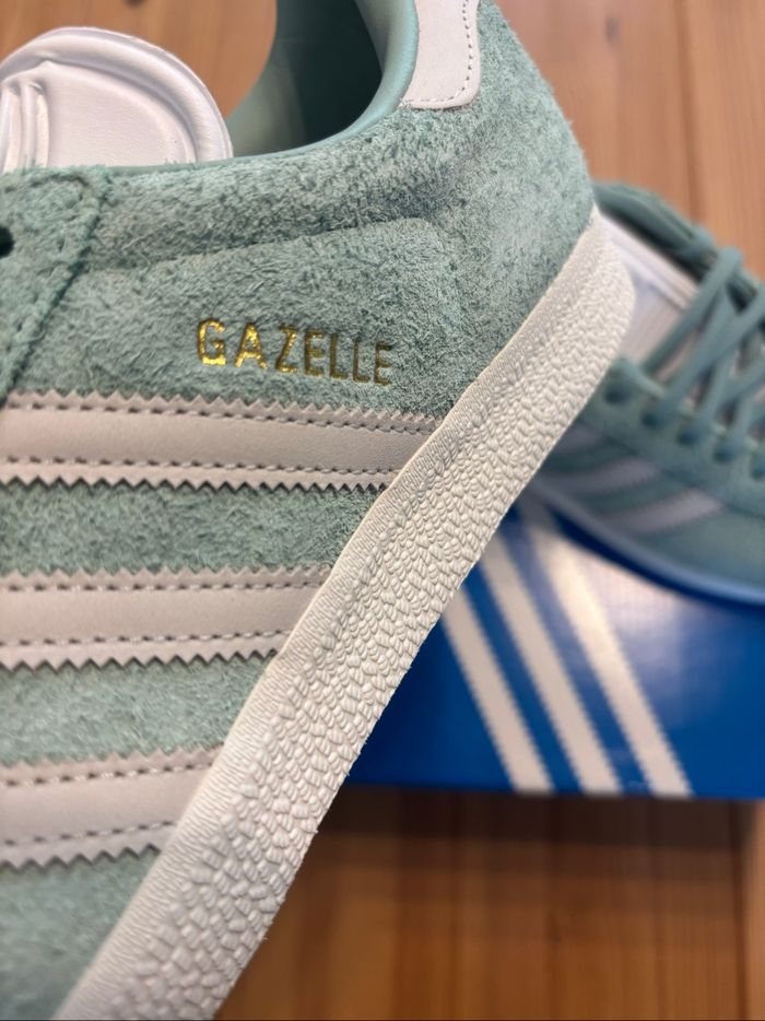 Adidas Gazelle vert Off White Taille 39 1/3 - photo numéro 4