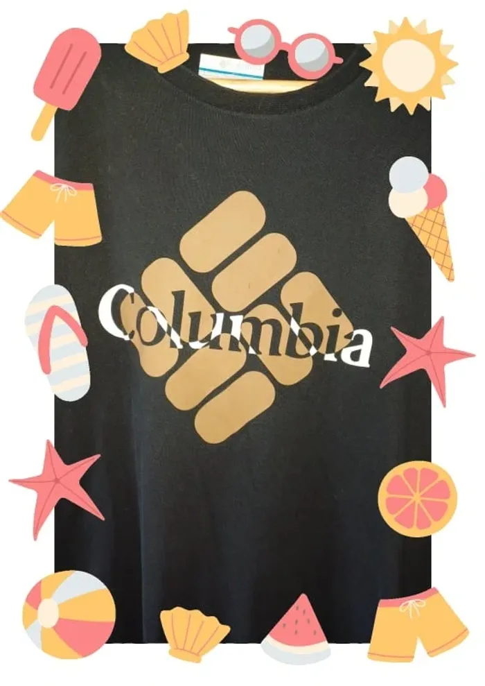 Tee shirt noir manches courtes homme taille S - photo numéro 2