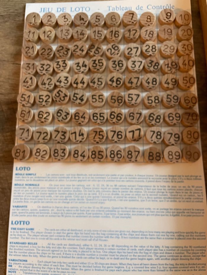 Jeu de loto - photo numéro 2