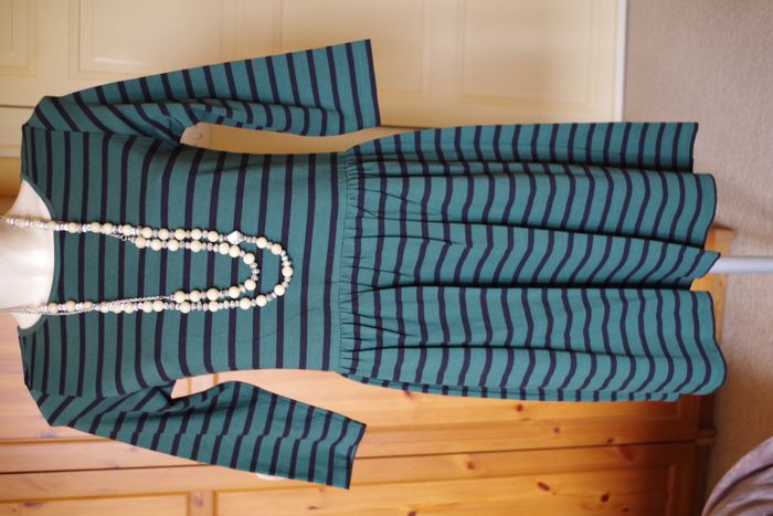 Robe GANNI à Rayures T.L