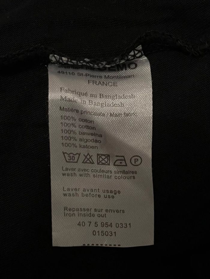 T-shirt noir, taille 12 ans - photo numéro 4