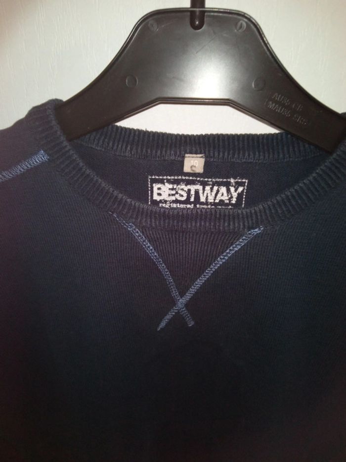 Pull bleu marine T.10 ans - Bestway - photo numéro 3