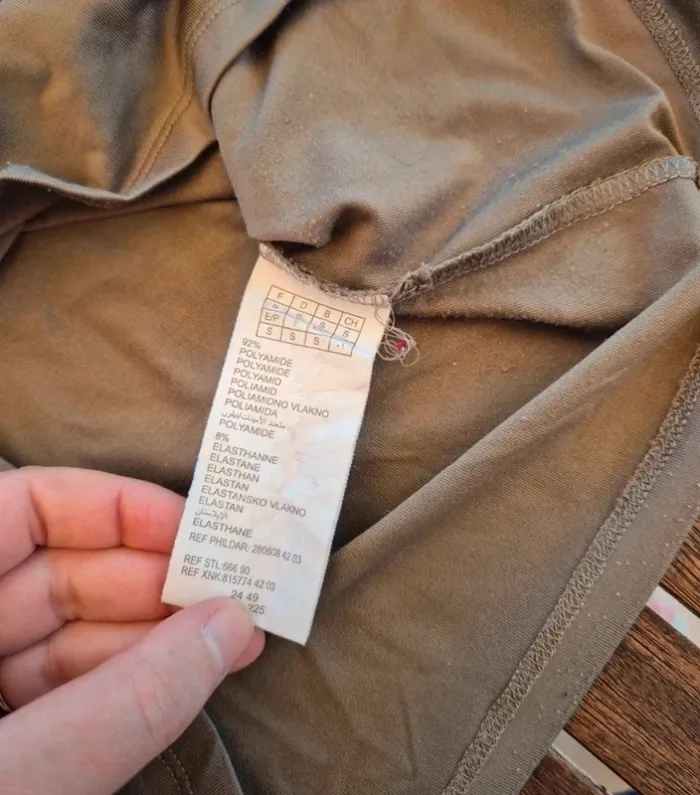 Débardeur kaki/taupe Phildar T.36 - photo numéro 6