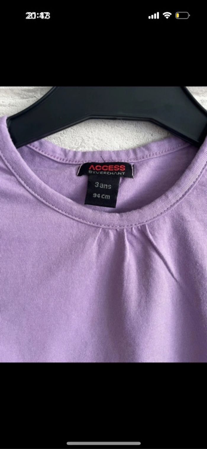 Tee shirt access verchant taille 3 ans - photo numéro 2