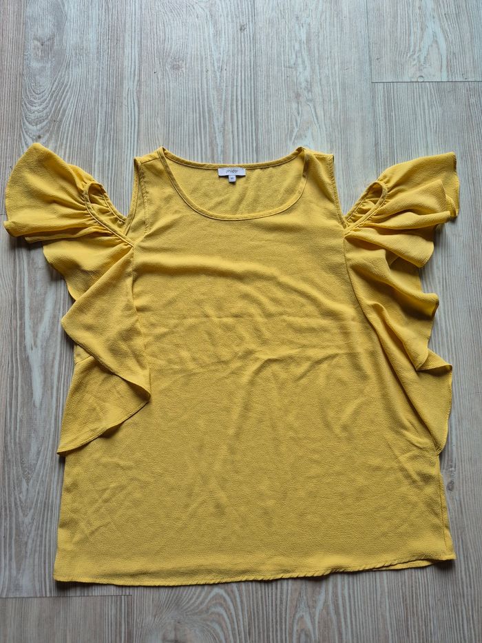 Blouse Phildar jaune taille 40