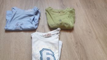 1 Thee short manche courte + 2 Thee short manche longue garçon