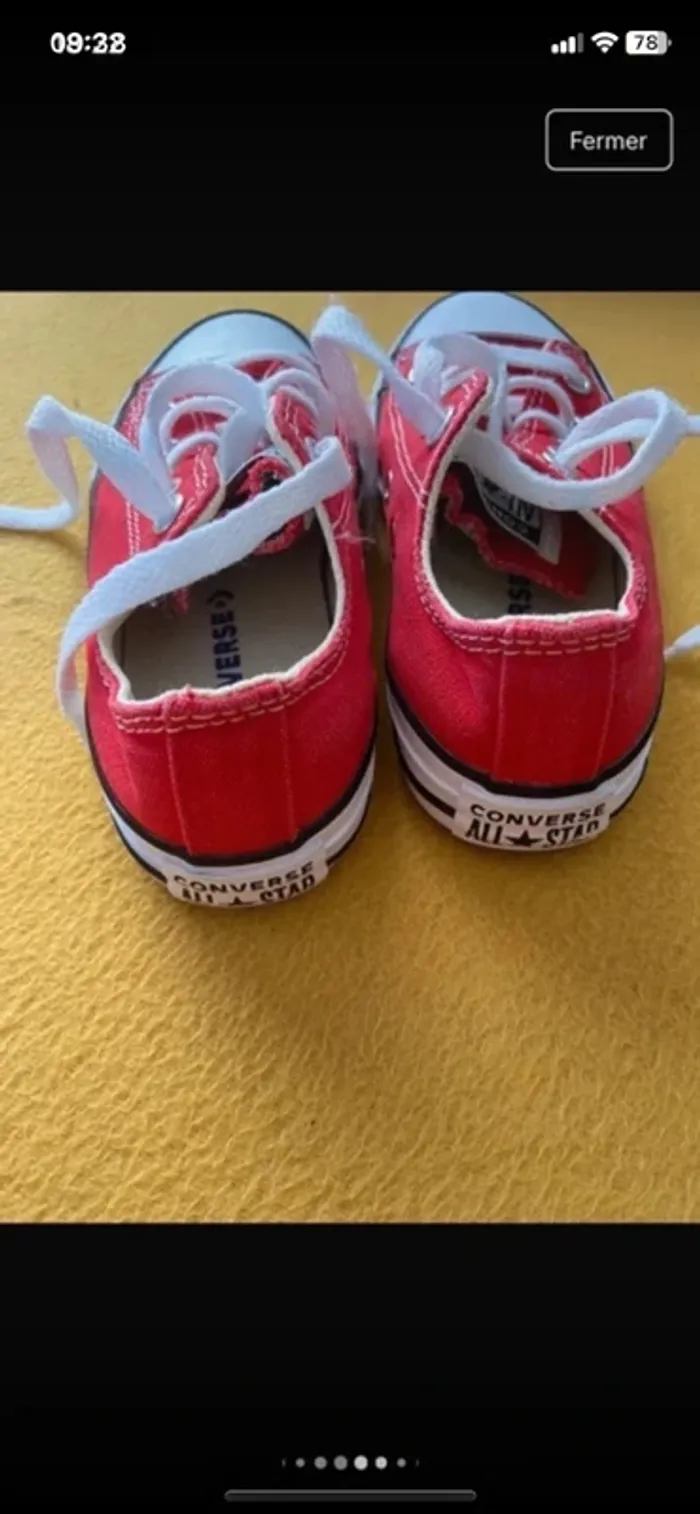 Converse rouge - photo numéro 6