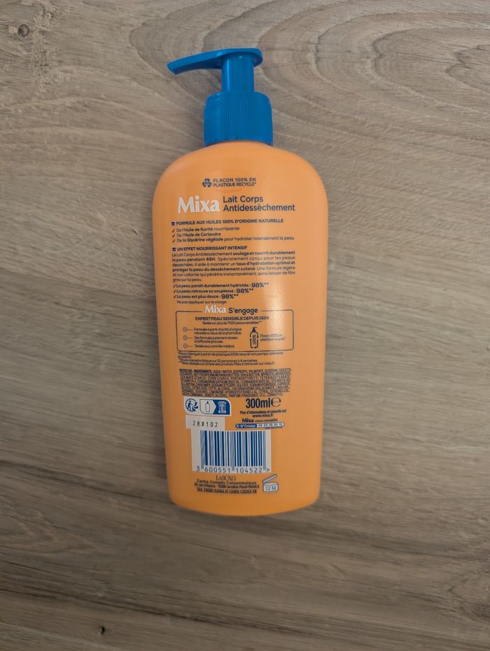 Lait corps mixa peau sèche - photo numéro 2