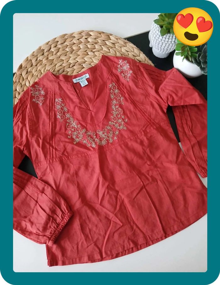 Haut/Blouse Okaïdi Taille 3 ans🌿💝 - photo numéro 2