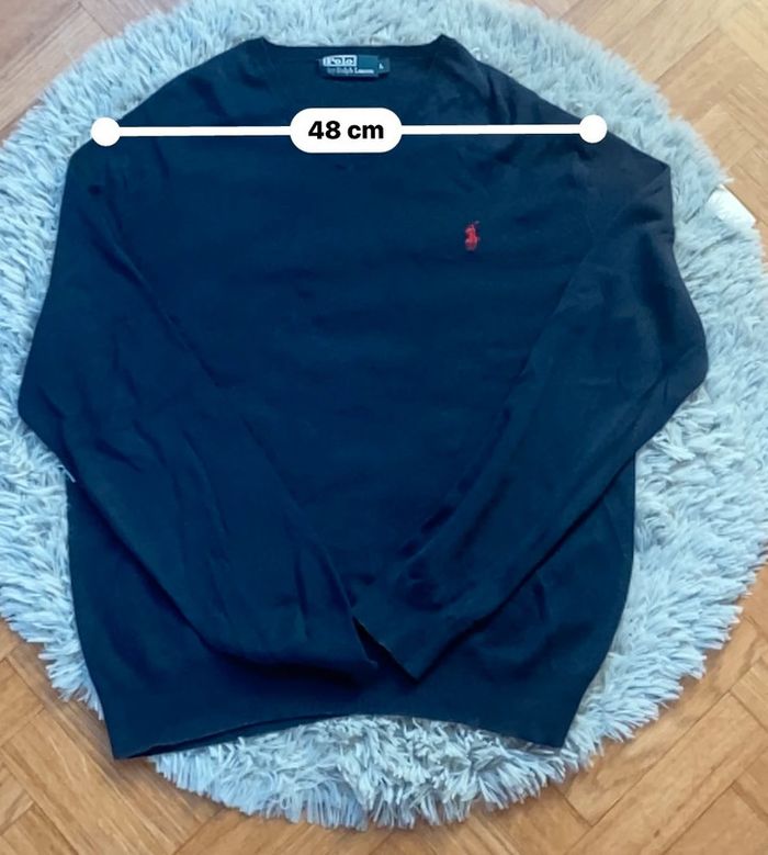 Pull Ralph Lauren / Bleu / Taille L - photo numéro 3
