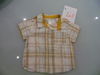 chemise 6 mois manche court obaibi